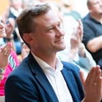 Daniel Quade bei einer Veranstaltung im Landkreis Göttingen. Foto Marks 