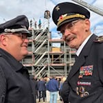 Richtfest beim Neubau der Feuerwehrtechnischen Zentrale FTZ in Ebergötzen mit zahlreichen honorierten Feuerwehrleuten. Fotos Bernard Marks  