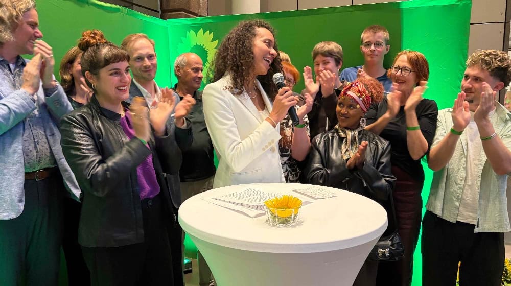 Partxstimmung bei den Grünen Göttingen. Fotos Bernard Marks 