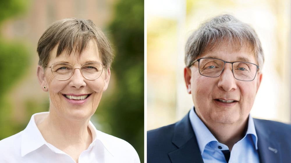 Am Sonntag, 27. September, entscheidet sich, wer künftig an der Spitze des Landkreises Göttingen steht: Dr. Ulrike Witt (SPD) und Harm Adam (CDU) treten in der Stichwahl um das Landratsamt gegeneinander an. Fotocollage: Schäfer
