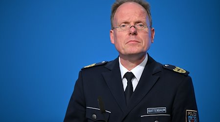 Thomas Quittenbaum, bei einer Pressekonferenz zur Vorstellung der Polizeilichen Kriminalstatistik. / Foto: Martin Schutt/dpa-Zentralbild/dpa/Archivbild