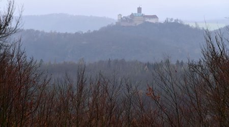 Die Wartburg beim Blick vom Rennsteig. / Foto: Martin Schutt/dpa-Zentralbild/dpa/Archivbild