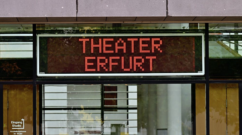 Das Theater Erfurt am Theaterplatz. / Foto: Martin Schutt/dpa