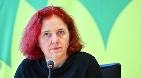Astrid Rothe-Beinlich (Bündnis90/Die Grünen), Fraktionschefin der Grünen im Landtag in Thüringen. / Foto: Martin Schutt/dpa