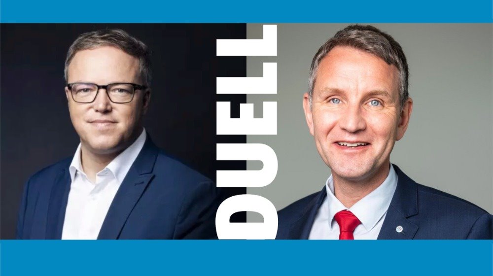 Mario Voigt (CDU) und Björn Höcke (AfD) (Bild: Montage)