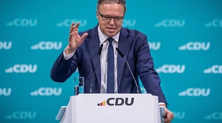 Mario Voigt, CDU-Spitzenkandidat für die Landtagswahl in Thüringen. / Foto: Michael Kappeler/dpa
