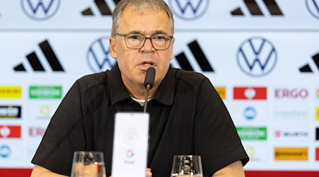 Andreas Rettig, Geschäftsführer Sport des Deutschen Fußball-Bundes (DFB), spricht bei einer Pressekonferenz. / Foto: Jürgen Kessler/dpa/Archivbild