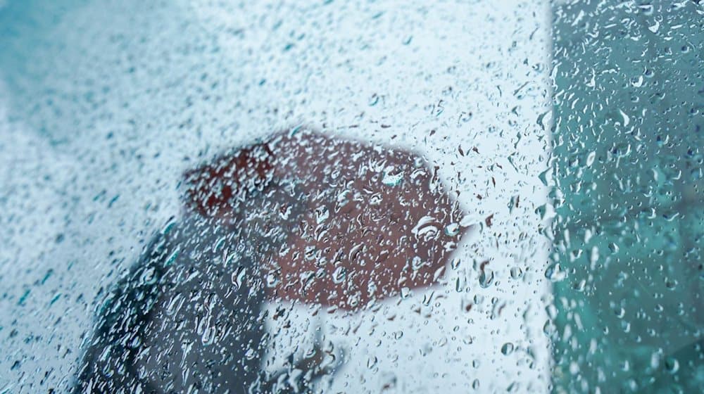 Ein Passant mit Regenschirm. / Foto: Marcus Brandt/dpa/Symbolbild