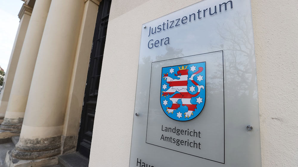Das Justizzentrum mit dem Land- und Amtsgericht Gera. / Foto: Bodo Schackow/dpa-Zentralbild/dpa/Archivbild