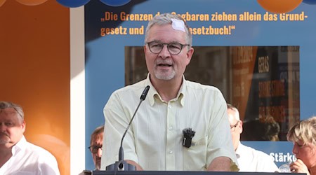 Der Landesvorsitzende der Werteunion, Albert Weiler, hält den Einzug ins Parlament für möglich. / Foto: Bodo Schackow/dpa