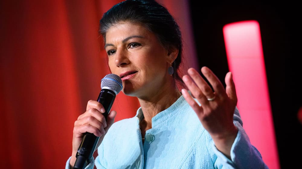 Sahra Wagenknecht verfolgt große Ziele bei den Landtagswahlen in Sachsen und Thüringen. (Foto: Archiv) / Foto: Bernd von Jutrczenka/dpa