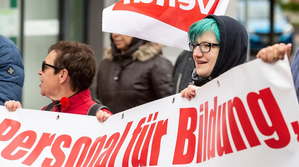 Kati Engel verlässt die Linke. (Archivbild) / Foto: Christoph Soeder/dpa