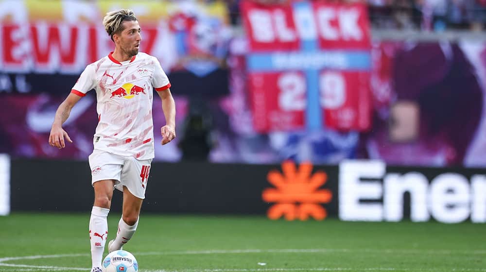 Kevin Kampl hat laut Trainer Marco Rose keine schwere Verletzung erlitten. / Foto: Jan Woitas/dpa