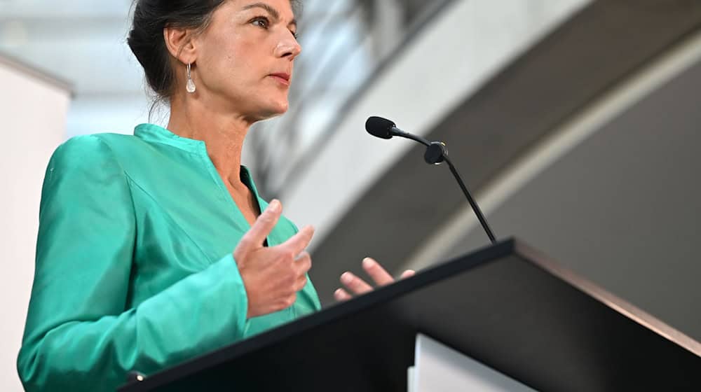 Sahra Wagenknecht ist mit dem Agieren des BSW-Landesverbands in Thüringen unzufrieden. (Archivbild) / Foto: Rabea Gruber/dpa