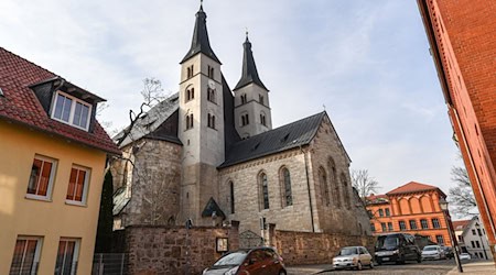 Metalldiebe haben Fallrohre des Doms in Nordhausen entwendet und einen großen Schaden verursacht. (Archivbild)  / Foto: Jens Kalaene/dpa