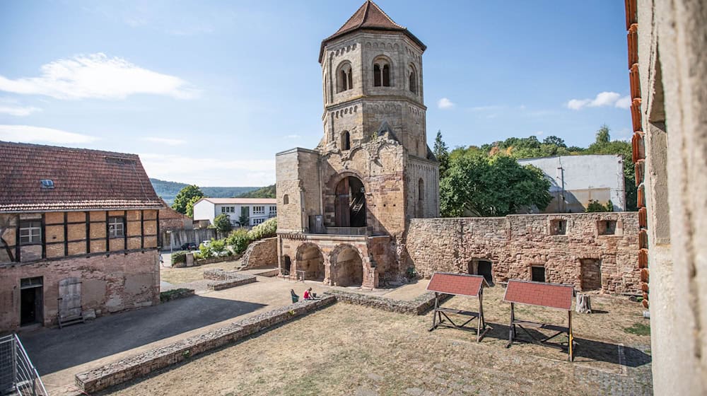 Das Kloster Göllingen im Kyffhäuserkreis soll ein Besucherzentrum und eine moderne Dauerausstellung erhalten.  / Foto: Tino Trautmann/Stiftung Thüringer Schlösser und Gärten/dpa