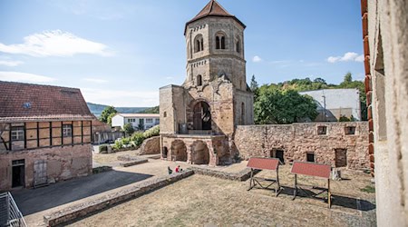 Das Kloster Göllingen im Kyffhäuserkreis soll ein Besucherzentrum und eine moderne Dauerausstellung erhalten.  / Foto: Tino Trautmann/Stiftung Thüringer Schlösser und Gärten/dpa