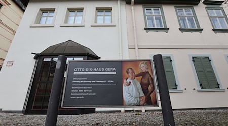 Das Otto Dix Haus in Gera empfängt ab 3. Dezember wieder Besucher.  / Foto: Bodo Schackow/dpa