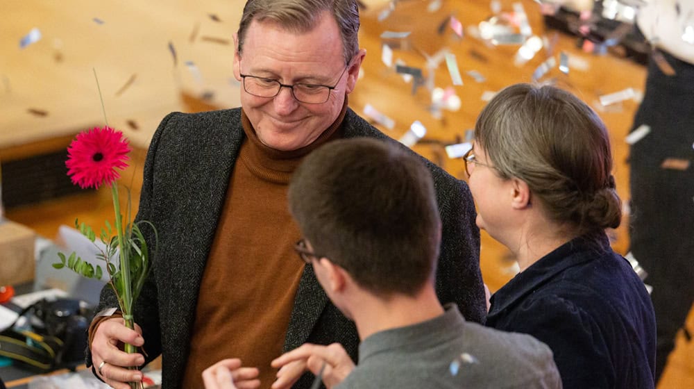 Bodo Ramelow ist Spitzenkandidat für die Thüringer Linke zur vorgezogenenen Bundestagswahl im Februar 2025.  / Foto: Michael Reichel/dpa