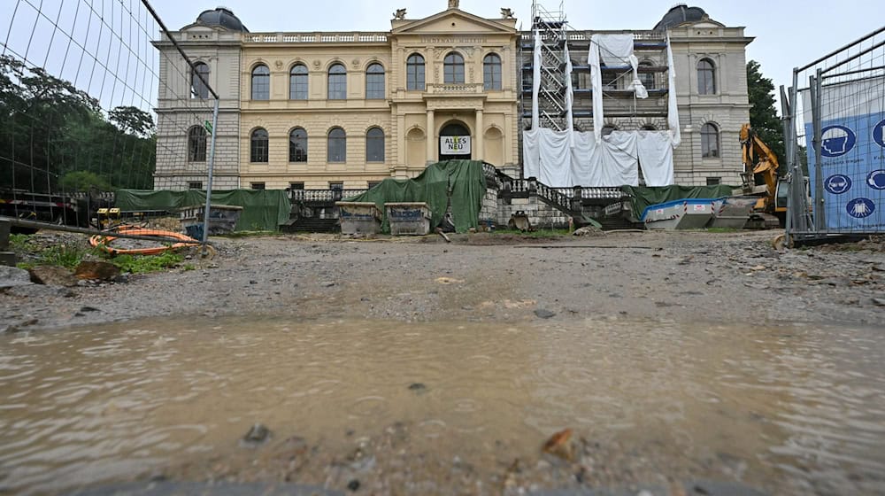 Das Lindenau-Museum in Altenburg wird auch in den kommenden Jahren eine Baustelle sein. (Archivbild) / Foto: Martin Schutt/dpa