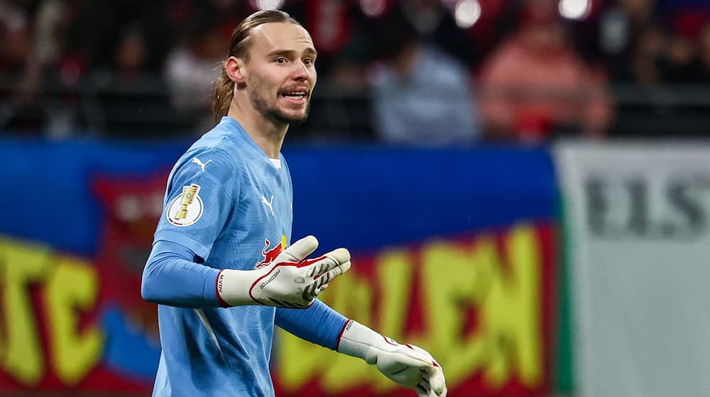 Könnte im Sommer neuer Stammtorhüter bei RB Leipzig werden: Maarten Vandevoordt. / Foto: Jan Woitas/dpa