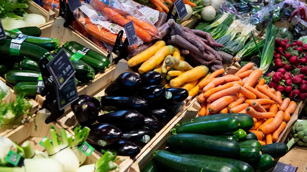 Neun Thüringer Unternehmen beteiligen sich in diesem Jahr an der Messe Biofach für ökologisch hergestellte Lebensmittel in Nürnberg. (Symbolfoto) / Foto: Sven Hoppe/dpa