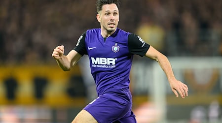 Eine schwere Verletzung von Marcel Bär schockt den FC Erzgebirge Aue. / Foto: Robert Michael/dpa