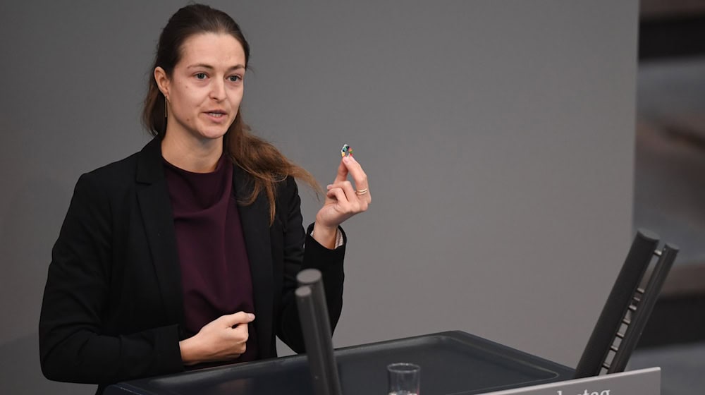 Die SPD-Politikerin Tina Rudolph könnte nach ihrem Ausscheiden aus dem Bundestag Staatssekretärin in Thüringen werden. (Archivbild) / Foto: Marco Rauch/dpa