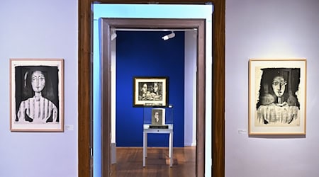 Die Künstlerfreundschaft zwischen Pablo Picasso (1881-1973) und Jean Cocteau (1889-1963) ist Thema einer neuen Ausstellung im Kunsthaus Apolda.  / Foto: Martin Schutt/dpa