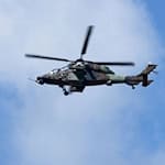 Kampfhubschrauber vom Typ Tiger: Wegen einer Bundeswehrübung werden ab Dienstag vermehrt Kampfhubschrauber bei Mühlhausen und Bad Langensalza zu sehen sein. (Archivbild) / Foto: Michel Euler/AP/dpa
