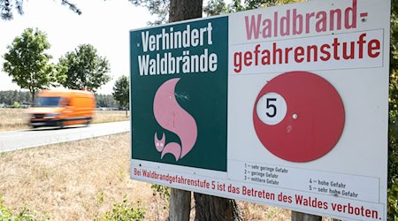 Hitze und Trockenheit sorgen am Wochenende in weiten Teilen Thüringens für erhöhte Waldbrandgefahr. (Archivbild) / Foto: Jan Woitas/ZB/dpa