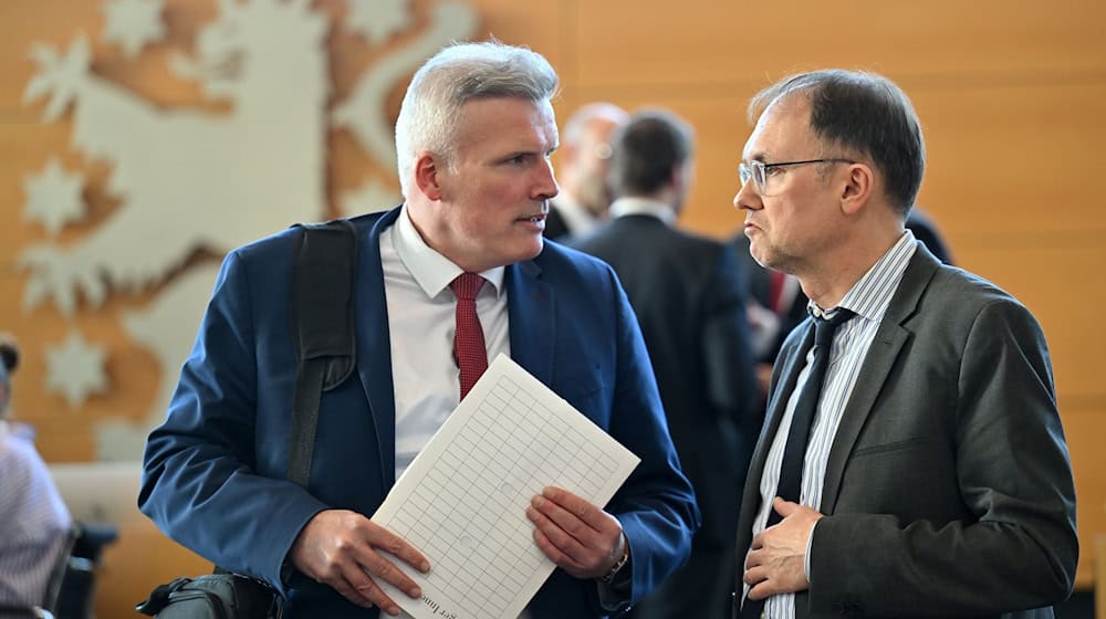 Weitere Gemeindezusammenschlüsse sind in Thüringen geplant. Damit hat sich der Landtag befasst. (Archivbild) / Foto: Martin Schutt/dpa