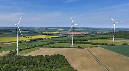 Weniger Windstrom in Thüringen erzeugt  / Foto: Martin Schutt/dpa