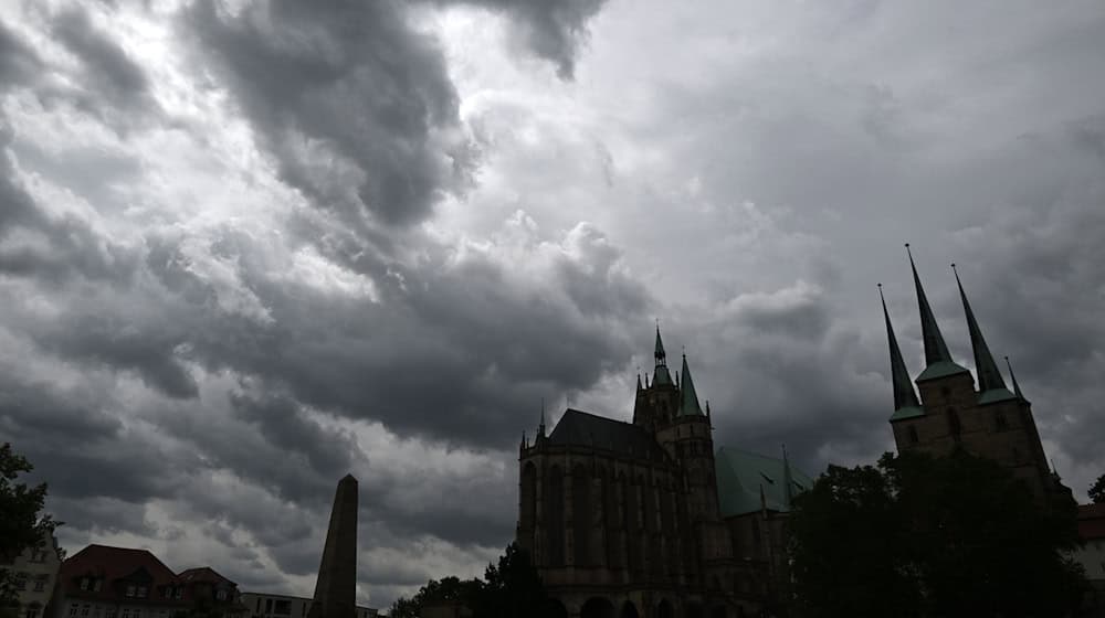 Unwetter in Thüringen: Zahlreiche Gewitter zogen über das Land. (Archivbild) / Foto: Martin Schutt/dpa