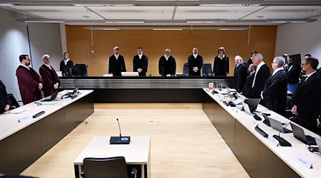 Der mutmaßliche Rädelsführer von «Knockout 51» äußerte sich heute im Prozess. (Archivbild) / Foto: Martin Schutt/dpa