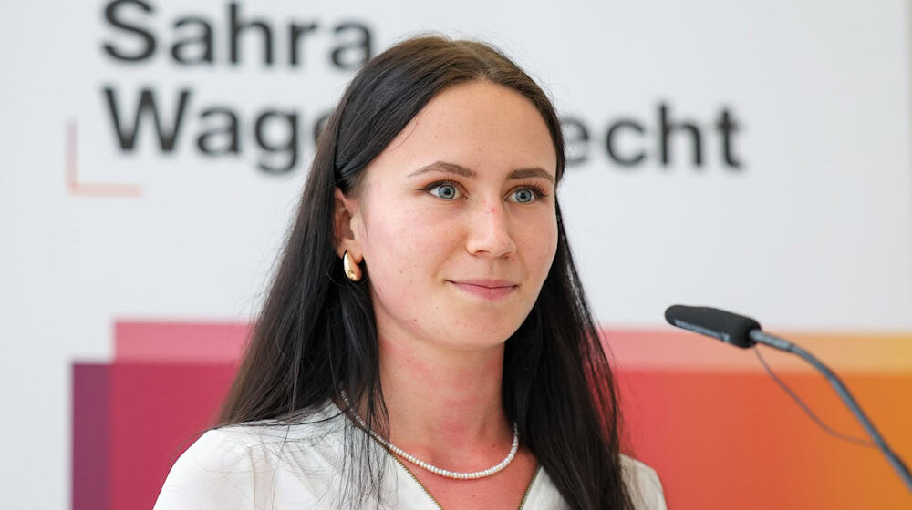 Anastasia Wirsing ist frischgewählte Bundesvorsitzende des BSW-Jugendbündnisses. / Foto: Christoph Reichwein/dpa