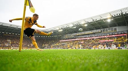 Luca Herrmann kehrt zu Dynamo Dresden zurück. / Foto: Robert Michael/dpa