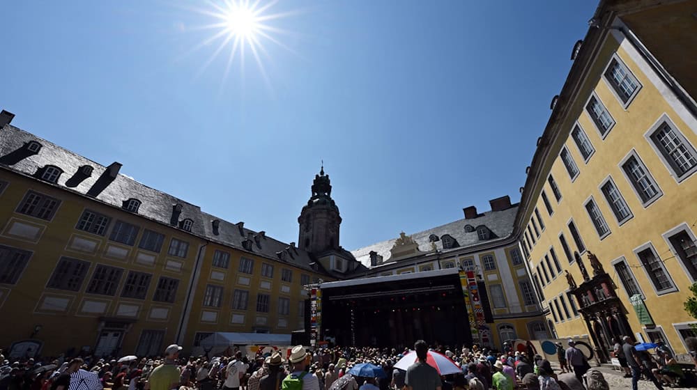 Das Rudolstadt-Festival zieht jedes Jahr Zehntausende Besucher an. (Archivbild) / Foto: Martin Schutt/dpa
