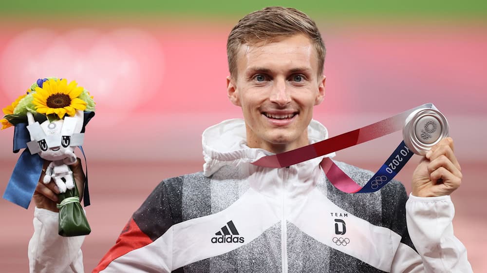 Geher Jonathan Hilbert gewann vor vier Jahren die Silbermedaille bei den Olympischen Spielen in Tokio. / Foto: Oliver Weiken/dpa