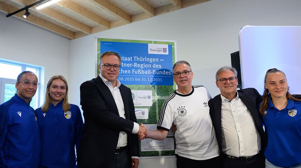 Der DFB wird künftig in Thüringen sein Basislager einrichten. / Foto: Hendrik Schmidt/dpa