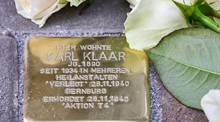 In Thüringen gibt es immer wieder Angriffe auf Stolpersteine. Sie werden etwa mit Farbe besprüht oder zerkratzt. (Archivbild) / Foto: Jan Woitas/dpa