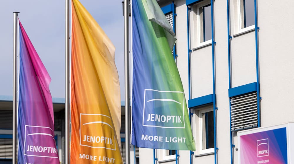 Jenoptik investiert in Jena. / Foto: Michael Reichel/dpa