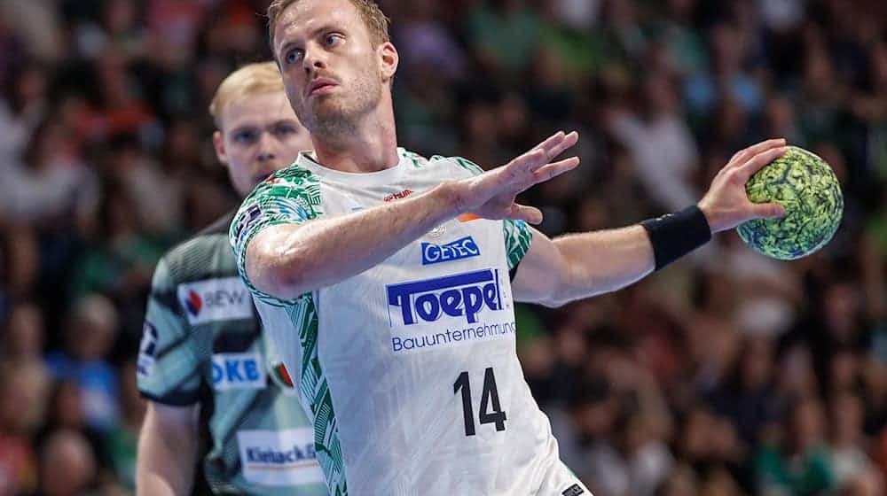Omar Ingi Magnusson war bester SCM-Schütze gegen Erlangen. (Archivbild) / Foto: Andreas Gora/dpa Omar Ingi Magnusson war bester SCM-Schütze gegen Erlangen. (Archivbild) / Foto: Andreas Gora/dpa