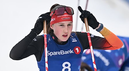 Muss auf die Olympischen Winterspiele verzichten: Maria Gerboth. / Foto: Hendrik Schmidt/dpa