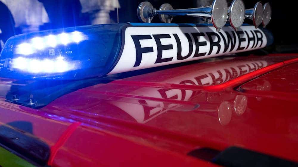 Eine Frau ist beim Brand in einem Einfamilienhaus im Altenburger Land gestorben. (Archivbild) / Foto: Sven Hoppe/dpa