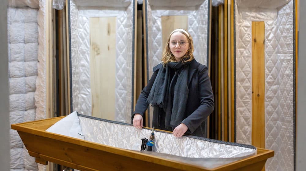 Gloria Seelbinder will nach eigener Aussage einen Beruf, in dem sie Menschen helfen könne. / Foto: Michael Reichel/dpa