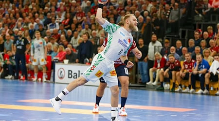 Matthias Musche traf im ersten Spiel von Beginn an nach seiner Verletzung gleich elf Mal. / Foto: Michael Hundt/dpa