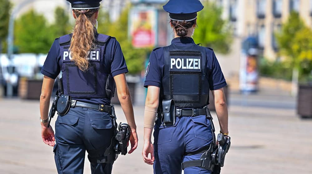 Von den 7.110 Polizeivollzugskräften in Thüringen sind 1.636 weiblich. (Symbolbild) / Foto: Patrick Pleul/dpa Von den 7.110 Polizeivollzugskräften in Thüringen sind 1.636 weiblich. (Symbolbild) / Foto: Patrick Pleul/dpa