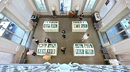 Das Goethe- und Schiller-Archiv hat bei einer Auktion eine Privatsammlung mit Handschriften von Johann Wolfgang von Goethe (1749-1832) erworben, darunter einen bislang unbekannten Brief. (Archivbild) / Foto: Martin Schutt/dpa