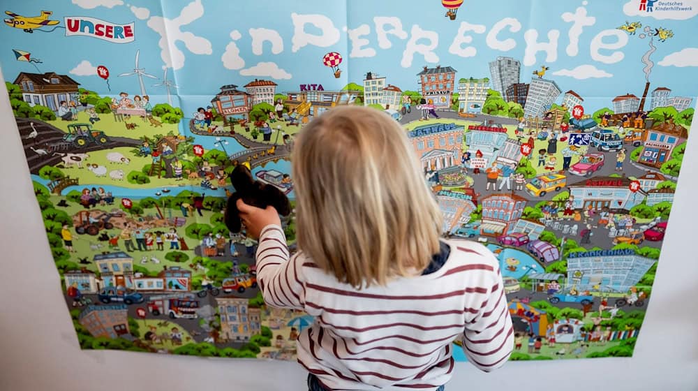 Bei der Umsetzung von Kinderrechten ist Thüringen im Bundesländervergleich gut. (Symbolbild)  / Foto: Christoph Soeder/dpa